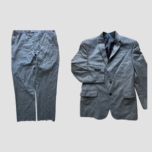Vince Camuto Wool‎ Suit Men's Gray Size 42R